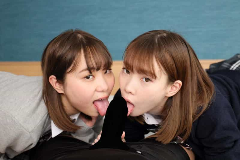 495MOJ-011 "Riko & Arisa" Of A Good Friend Duo With A Lesbian After School Orgy